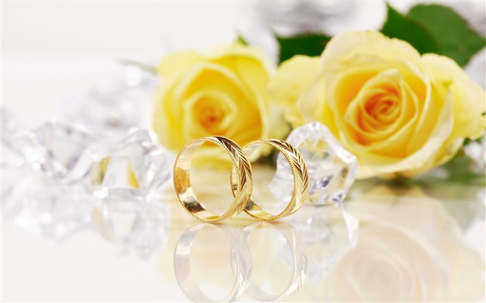 Свадьбы и свадебные кольца обои (2) #2