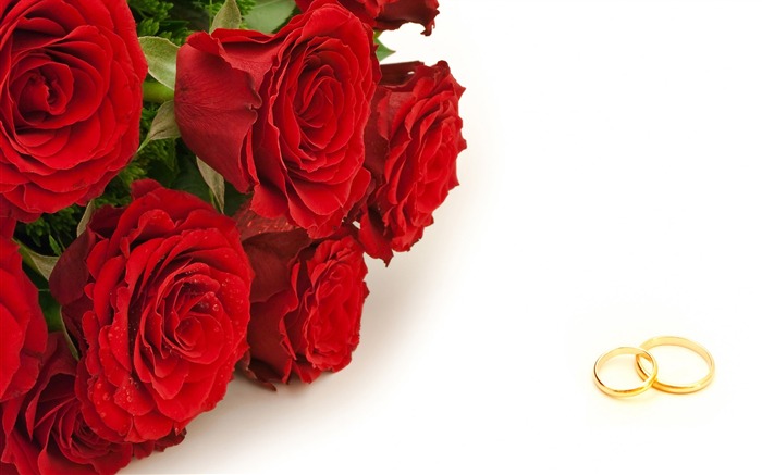 Свадьбы и свадебные кольца обои (2) #5