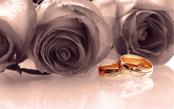 Mariage et papier peint anneau de mariage (2) #10