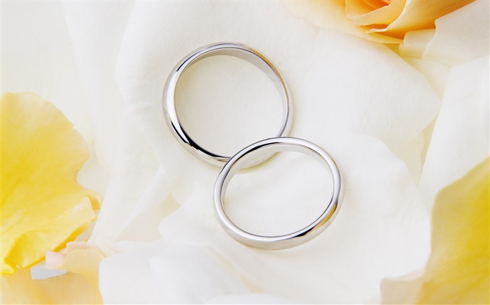 Свадьбы и свадебные кольца обои (2) #17