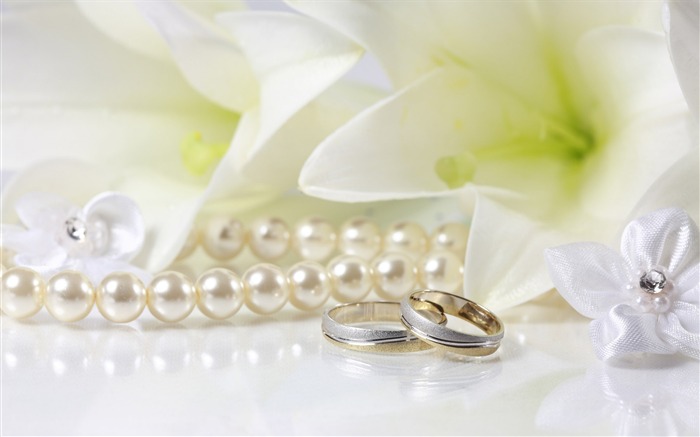 Свадьбы и свадебные кольца обои (2) #19