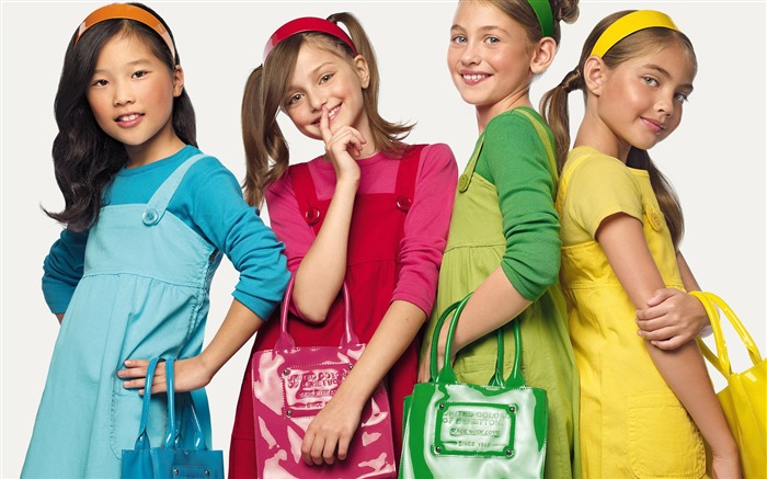 Colorful Children's Fashion Wallpaper (1) #1