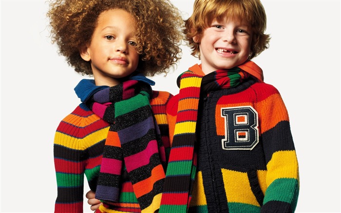 Los niños de colores de moda de papel tapiz (1) #14