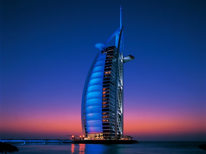 Siete estrellas Burj Dubai fondos de pantalla #5