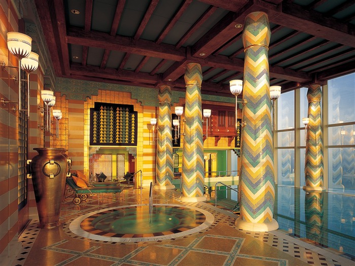 Sedm hvězdičkový hotel Burj Dubaj tapety na plochu #9