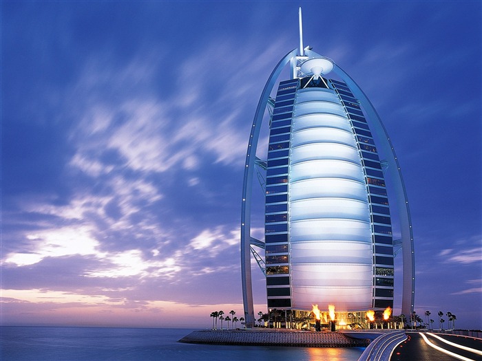 Sieben-Sterne-Hotel Burj Dubai Tapeten #13