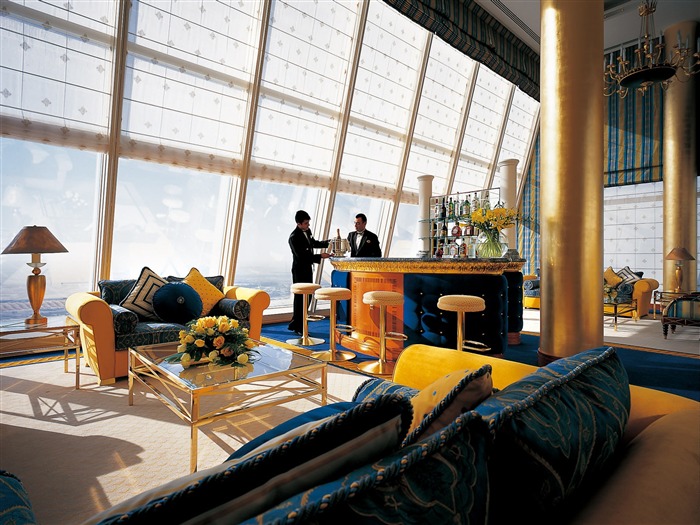 Sieben-Sterne-Hotel Burj Dubai Tapeten #14