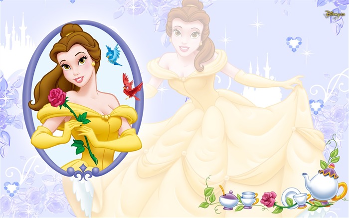 Princess Disney cartoon wallpaper (1) #9