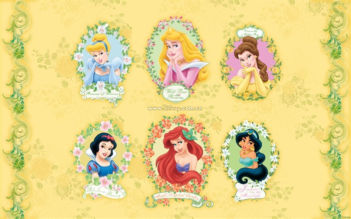Princezna Disney karikatury tapety (1) #10