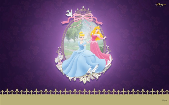 Princess Disney cartoon wallpaper (2) #11