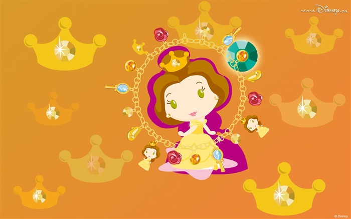 Princess Disney cartoon wallpaper (2) #12