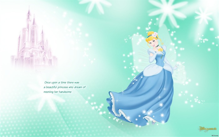 Princess Disney cartoon wallpaper (4) #10