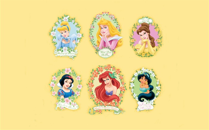 Princess Disney cartoon wallpaper (4) #17