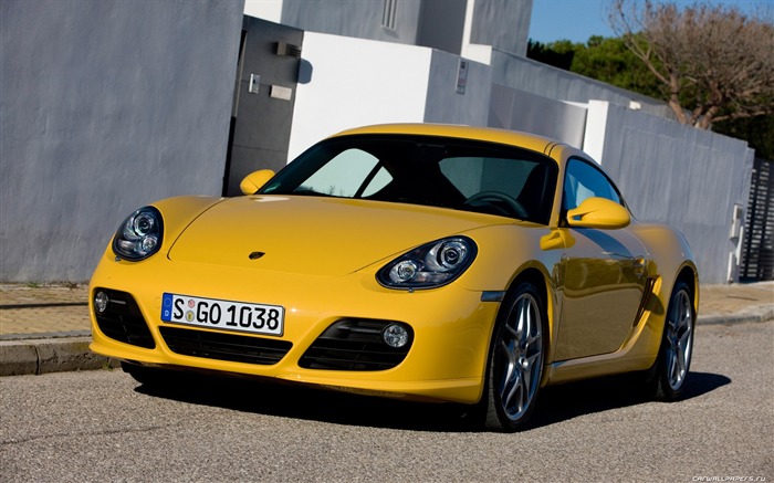 Porsche Cayman S - 2009 fonds d'écran HD #1