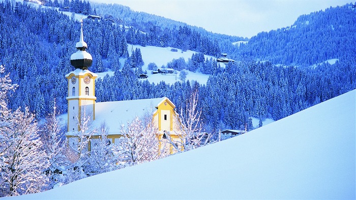 Fond d'écran panoramique de neige (4) #7