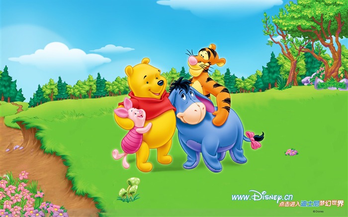 Walt Disney de dibujos animados de Winnie the Pooh fondo de pantalla (1) #14