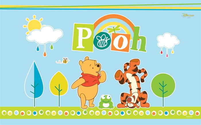 Walt Disney cartoon Winnie the Pooh wallpaper (2) #4