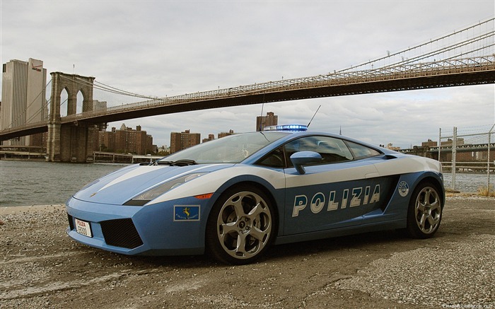 Lamborghini Gallardo Police - 2005 HD wallpaper #2