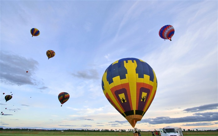 Colorful ballons à air chaud fond d'écran (2) #14