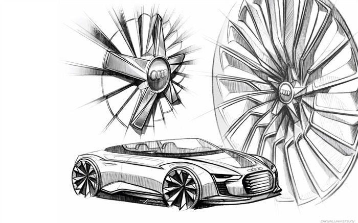 Concept Car Audi e-tron Spyder - 2010 fonds d'écran HD #33
