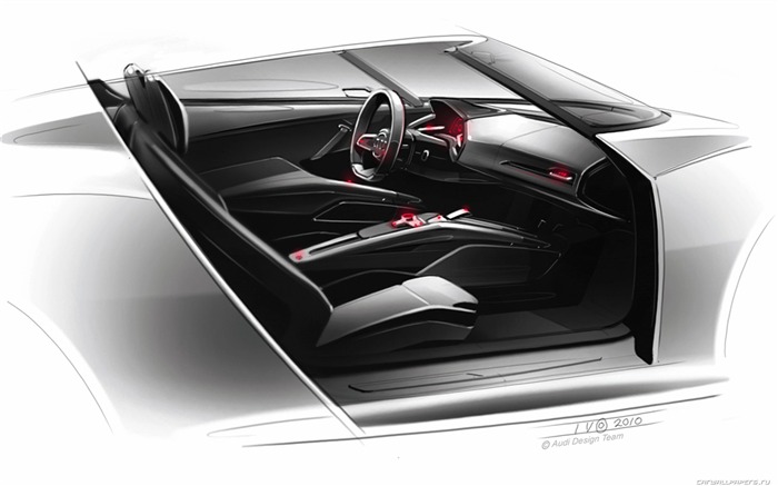 Concept Car Audi e-tron Spyder - 2010 HD Wallpaper #35