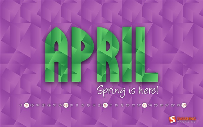 April 2011 Calendar Wallpaper (2) #7