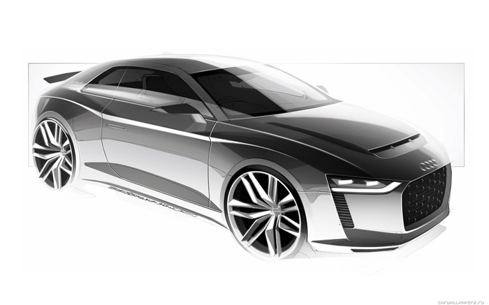 Concept Car Audi quattro - 2010 HD tapetu #24