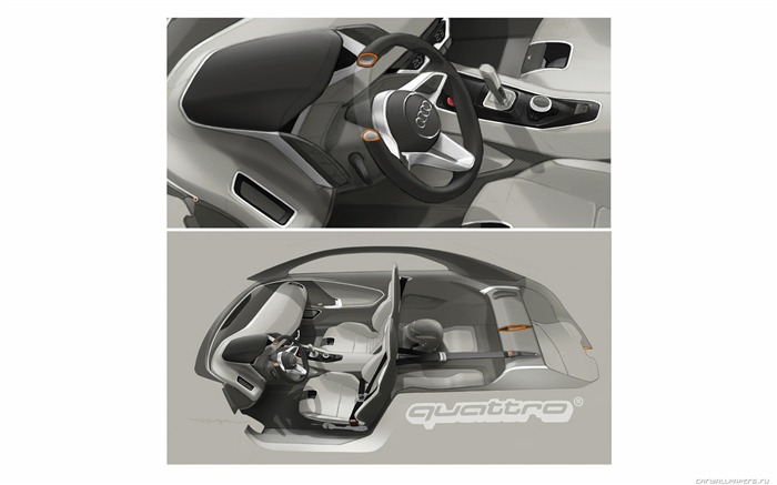 Concept Car Audi quattro - 2010 HD wallpaper #32