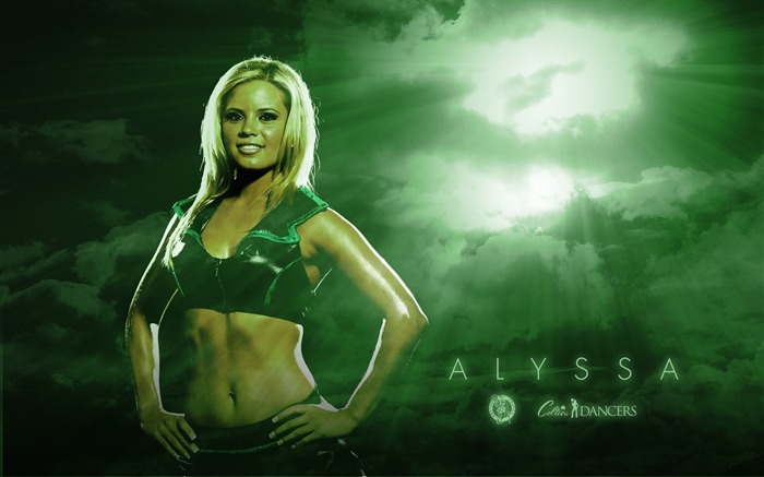 NBA la saison 2010-11, les Celtics cheerleaders fond d'écran #3