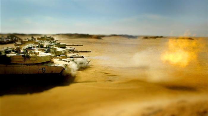 Real to the enemy's miniature landscape shift photography wallpaper(1) #8