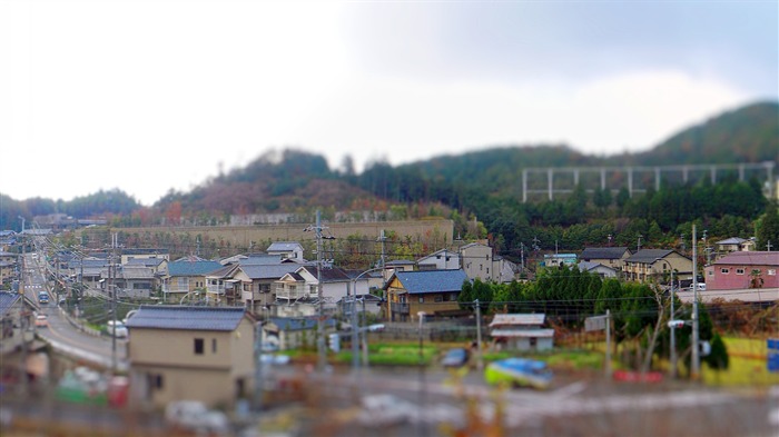 Real to the enemy's miniature landscape shift photography wallpaper(2) #11