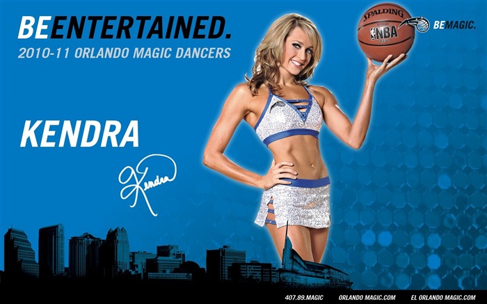 NBA la saison 2010-11, le Magic cheerleaders fond d'écran #1