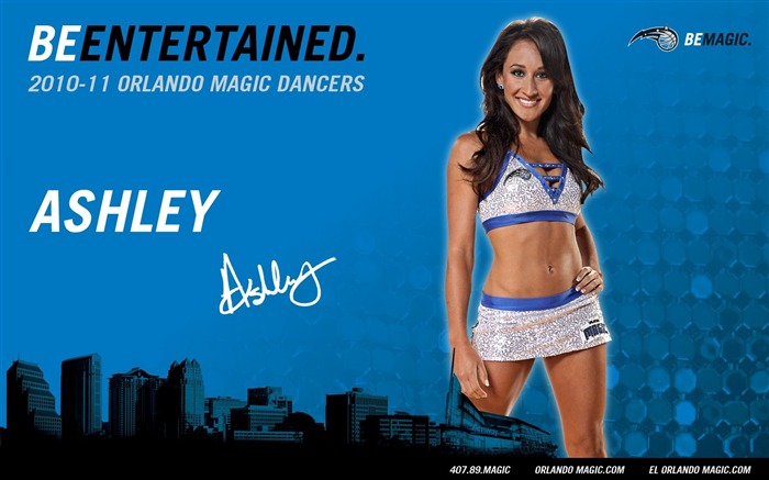 NBA 2010-11 season, the Magic cheerleaders wallpaper #3