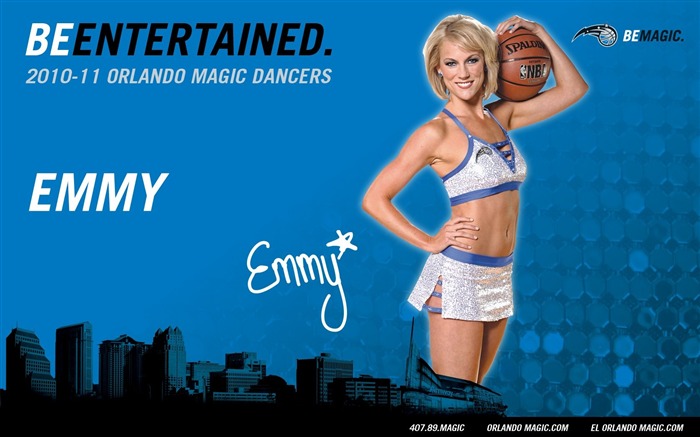 NBA Saison 2010-11, die Magic Cheerleader Tapete #5