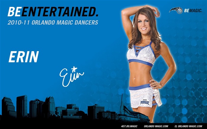 NBA la saison 2010-11, le Magic cheerleaders fond d'écran #6