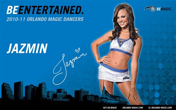 NBA 2010-11 season, the Magic cheerleaders wallpaper #9