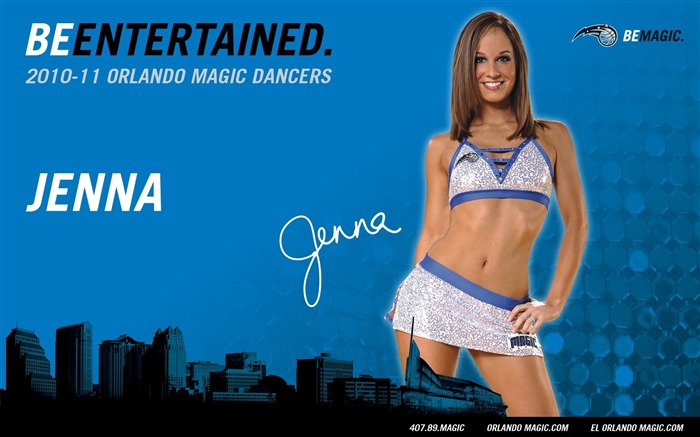 NBA la saison 2010-11, le Magic cheerleaders fond d'écran #10