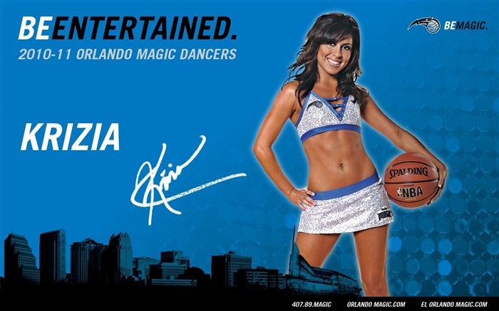 NBA la saison 2010-11, le Magic cheerleaders fond d'écran #12