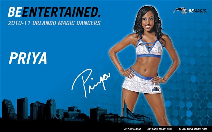 NBA la saison 2010-11, le Magic cheerleaders fond d'écran #15