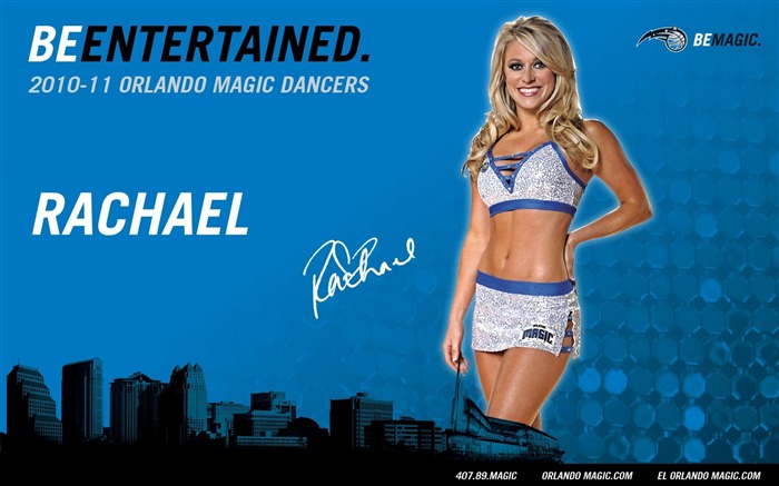 NBA la saison 2010-11, le Magic cheerleaders fond d'écran #16