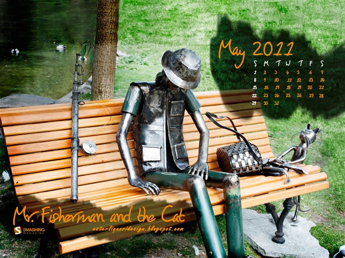 Fond d'écran Calendrier de mai 2011 (1) #8