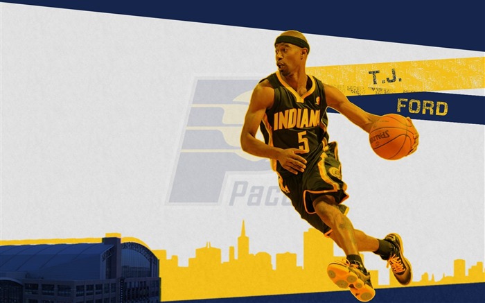 NBA 2010-11 temporada de Indiana Pacers Fondos #5