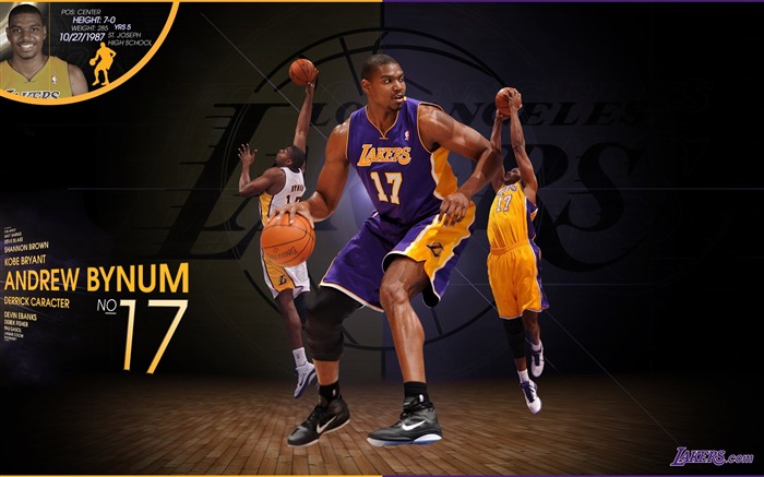 NBA la saison 2010-11, les Lakers de Los Angeles Fonds d'écran #2