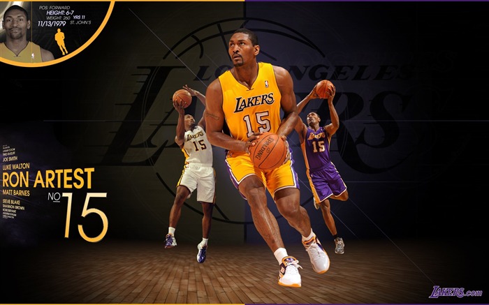 NBA la saison 2010-11, les Lakers de Los Angeles Fonds d'écran #11