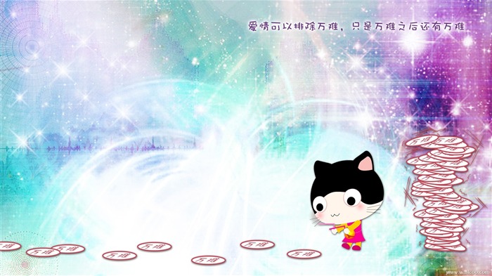 Baby cat cartoon wallpaper (1) #8