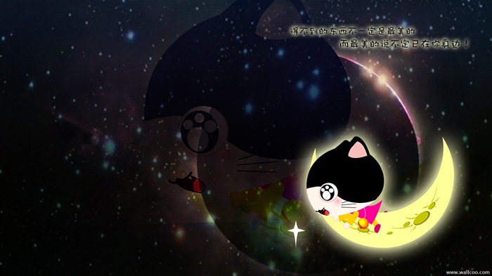 Baby cat cartoon wallpaper (1) #19