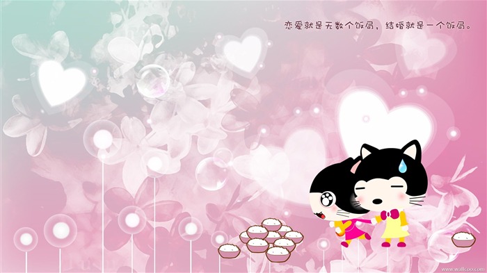 Baby cat cartoon wallpaper (2) #3