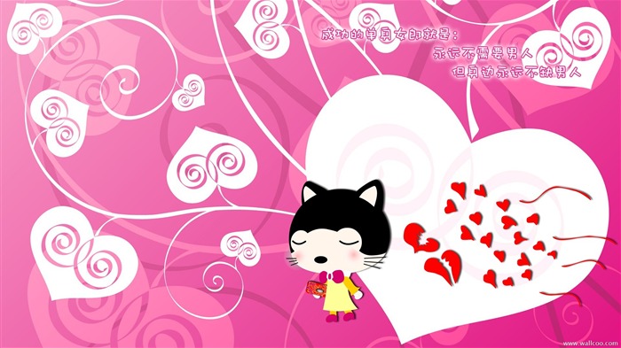 Baby cat cartoon wallpaper (2) #8