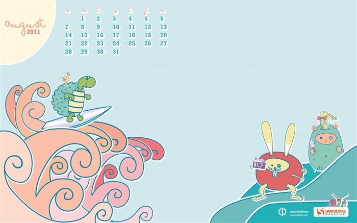 August 2011 calendar wallpaper (1) #18