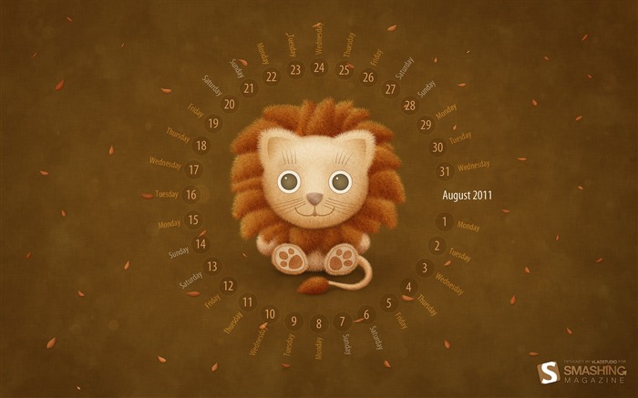 August 2011 Kalender Wallpaper (2) #3